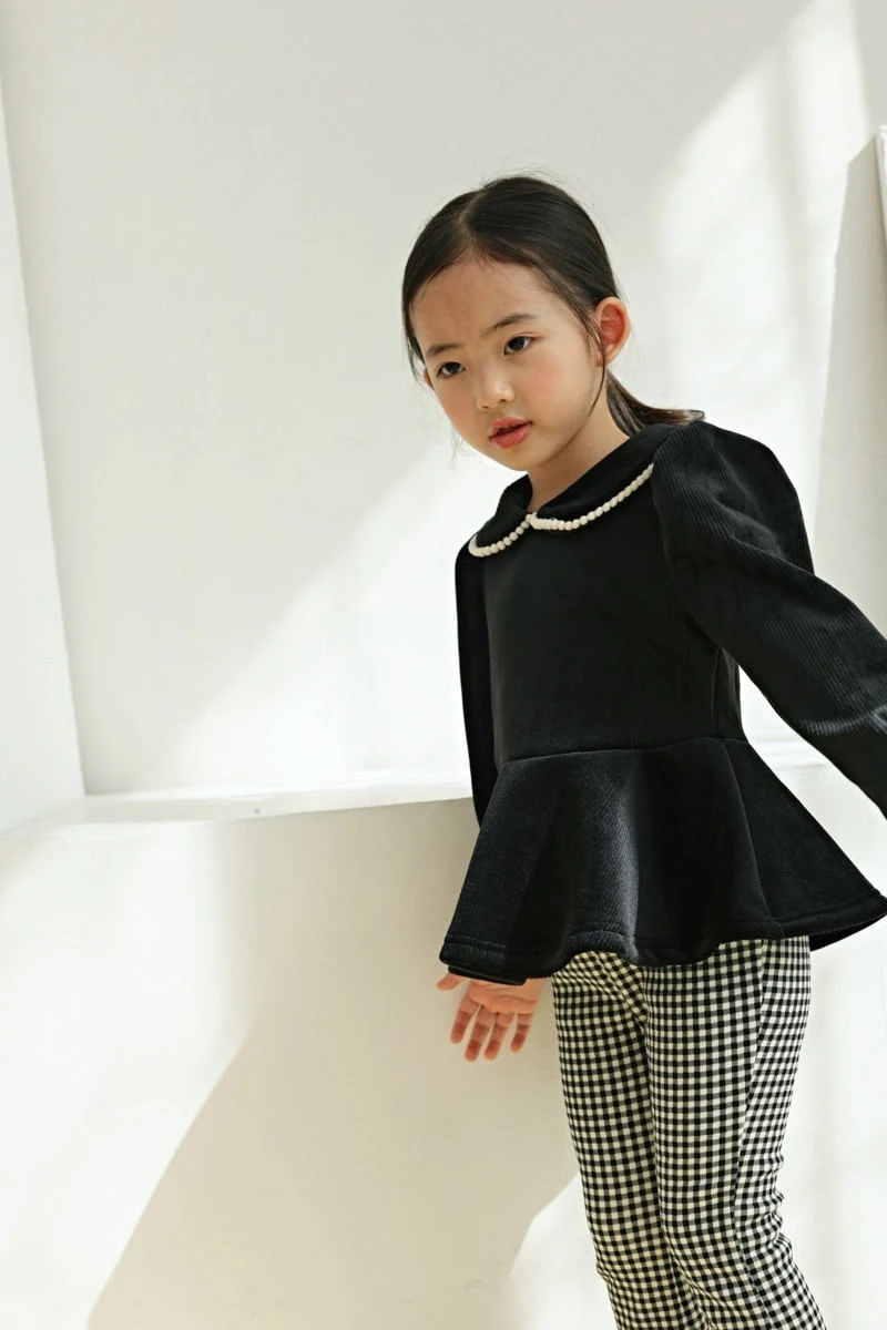 Bbb - Korean Children Fashion - #kidzfashiontrend - Collar Lace Tee - 10