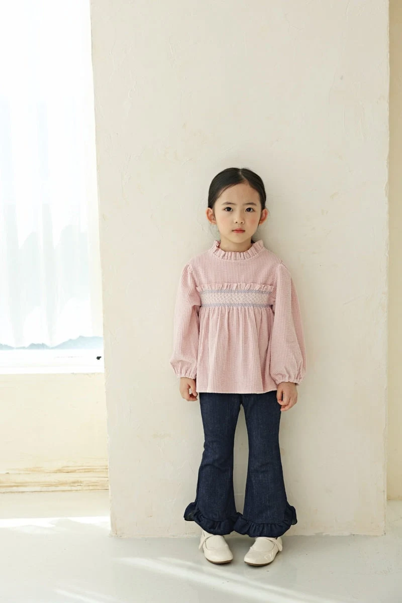 Bbb - Korean Children Fashion - #kidzfashiontrend - Smoke Blouse - 9