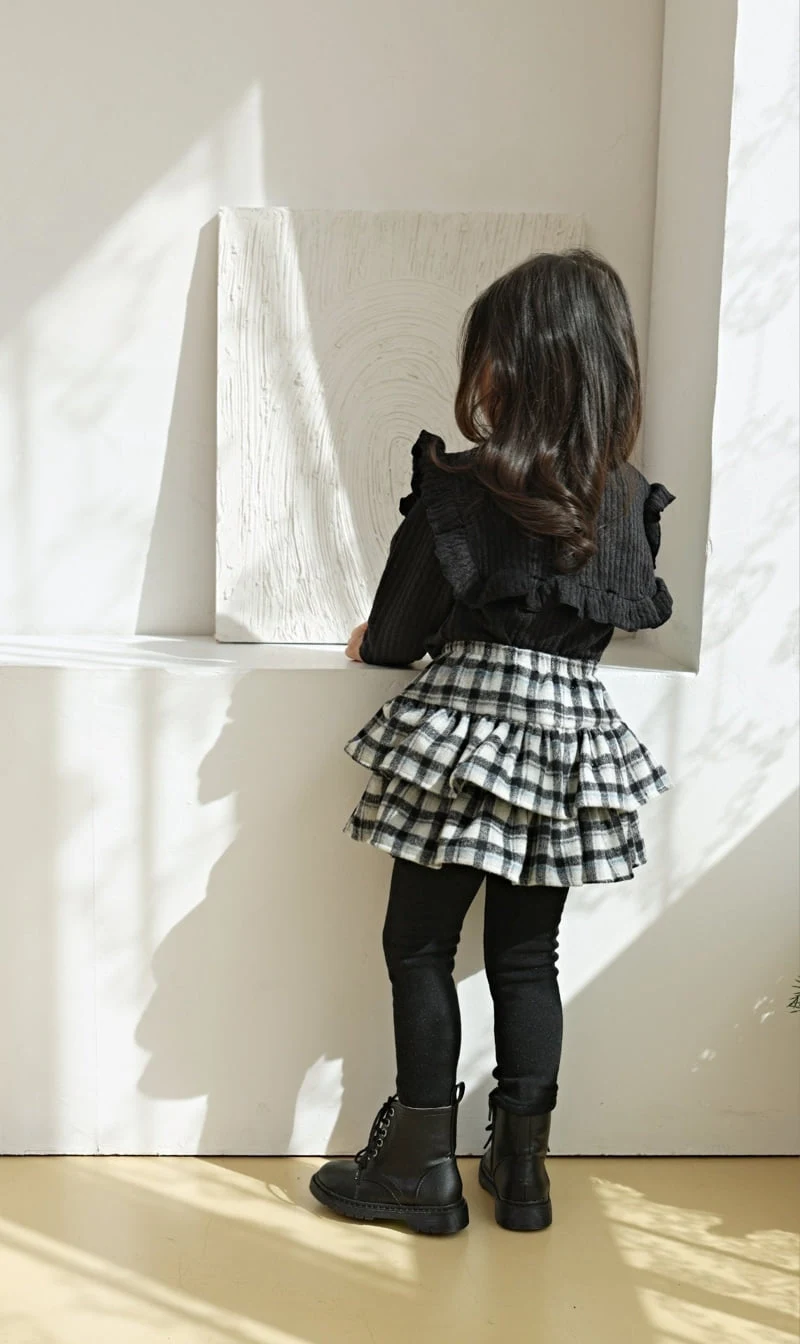 Bbb - Korean Children Fashion - #kidzfashiontrend - Fleece Cancan Skirt - 5