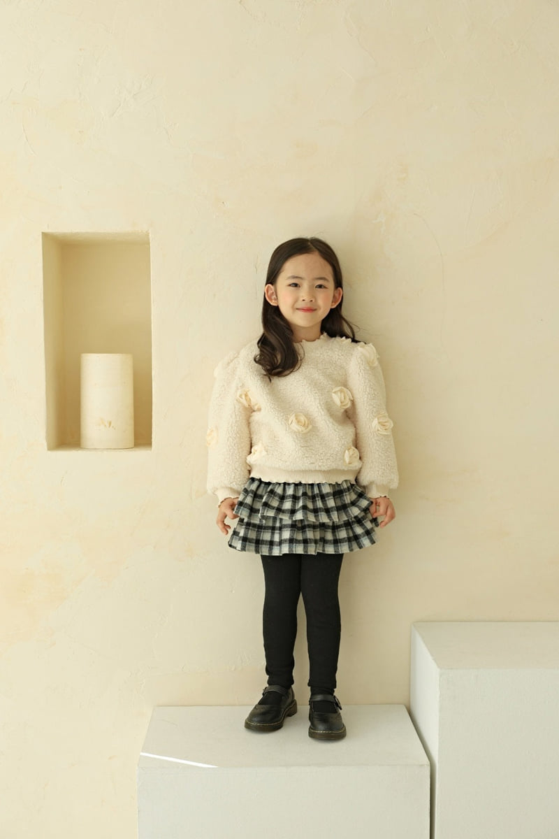 Bbb - Korean Children Fashion - #magicofchildhood - Fleece Cancan Skirt - 8