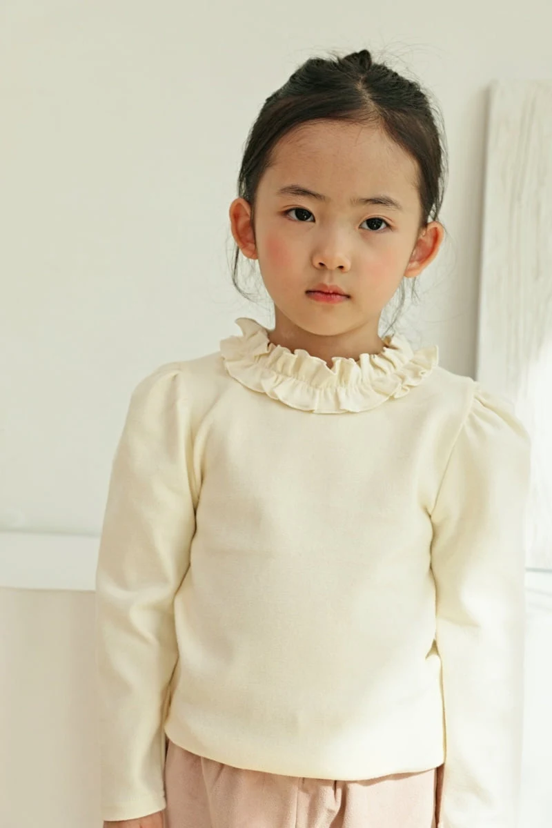 Bbb - Korean Children Fashion - #magicofchildhood - Neck Frill Tee - 6