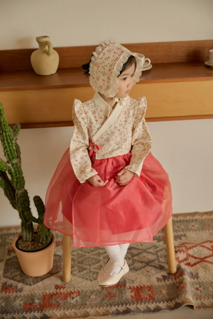 Bbb - Korean Children Fashion - #minifashionista - Kids Floral Girl Hanbok - 9