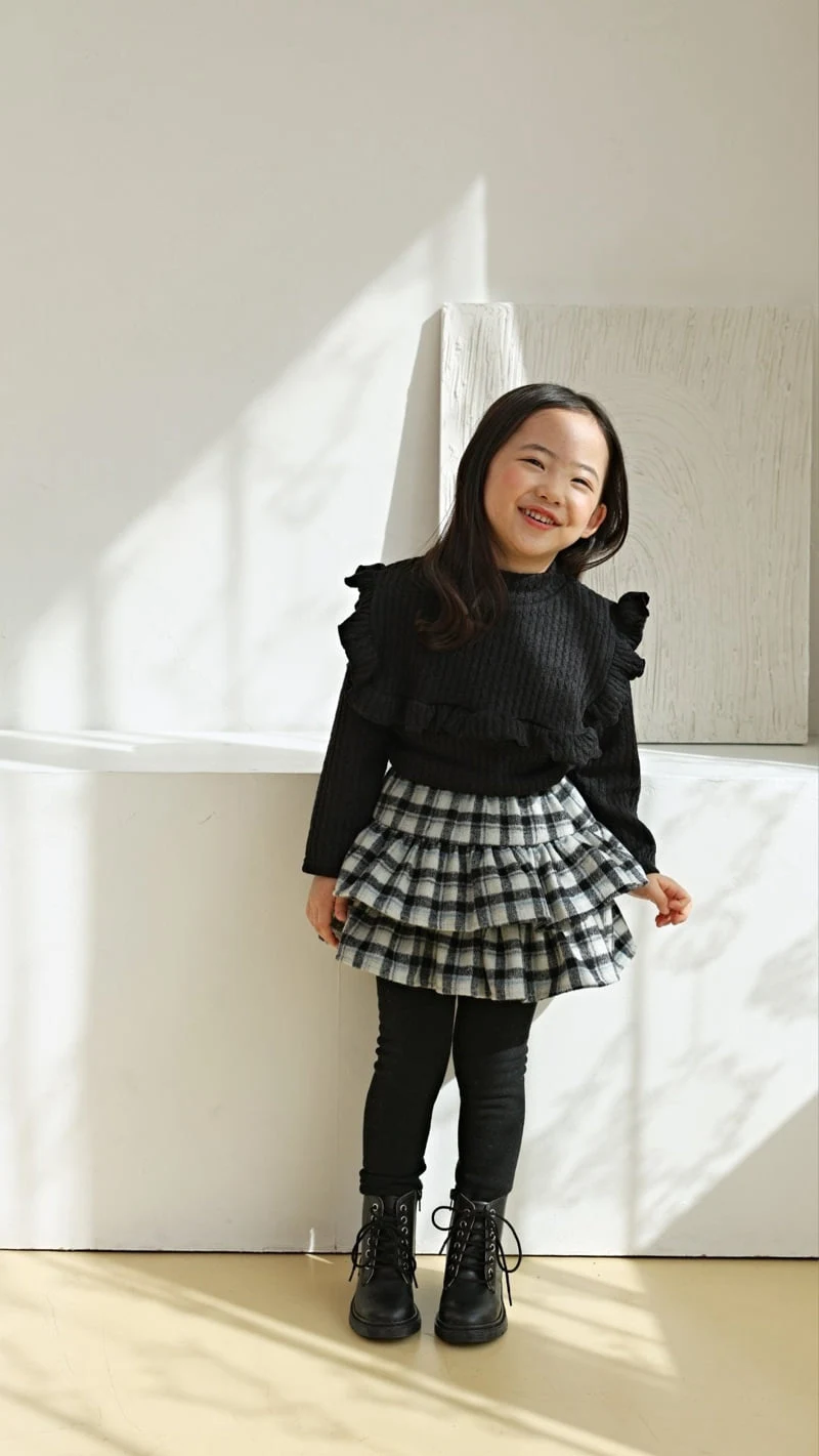 Bbb - Korean Children Fashion - #minifashionista - Warm Tee Cape Set - 6