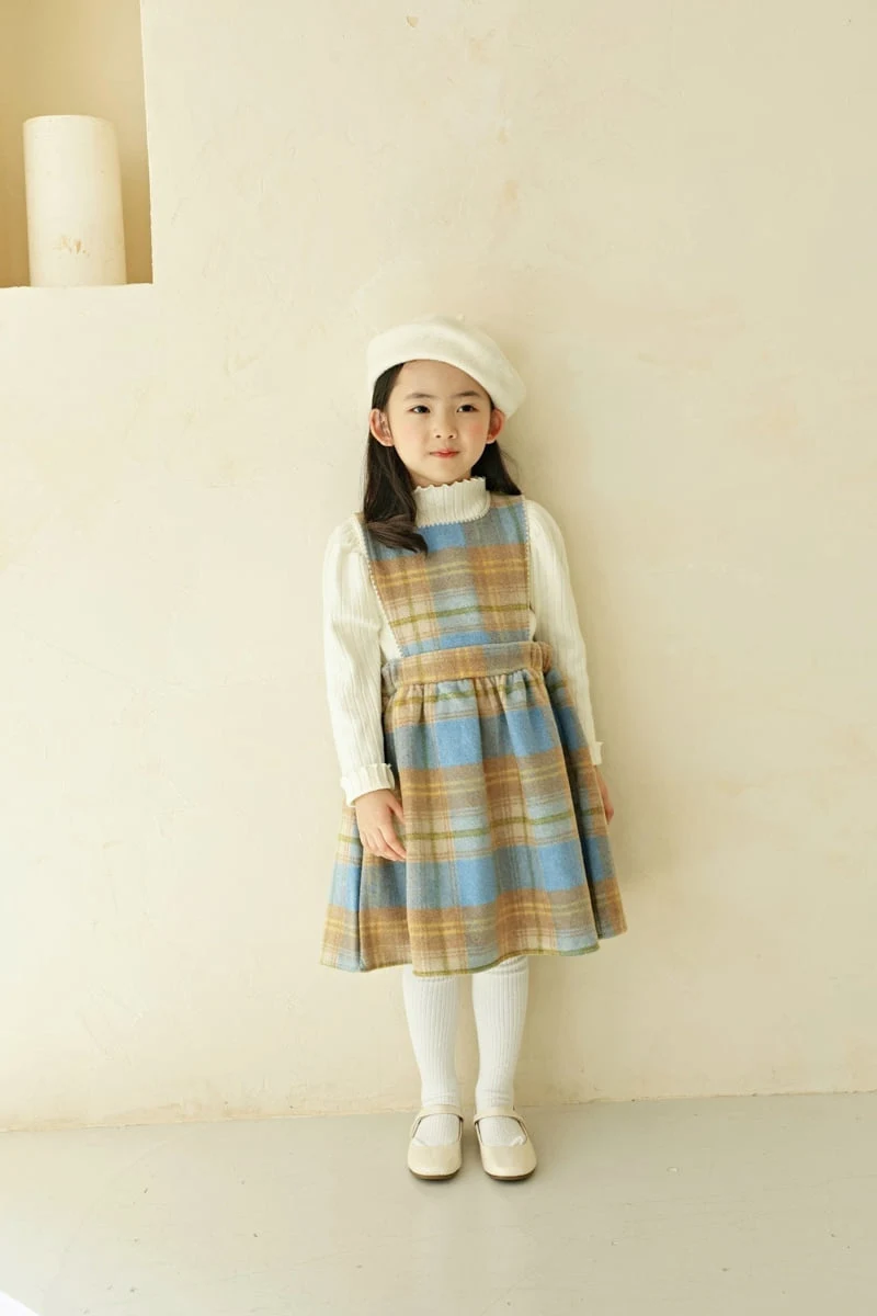 Bbb - Korean Children Fashion - #magicofchildhood - Check One-piece - 4