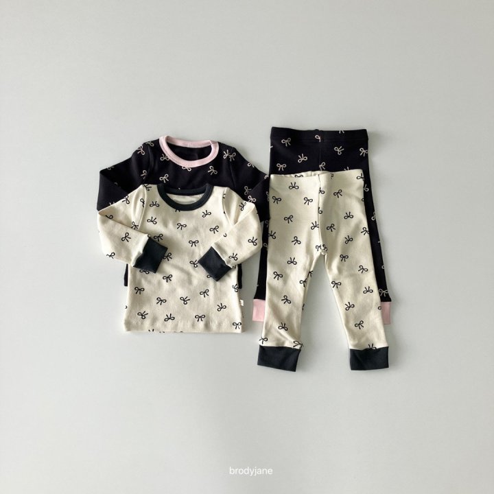 Brody Jane - Korean Baby Fashion - #babygirlfashion - Ribbon Raglan Set