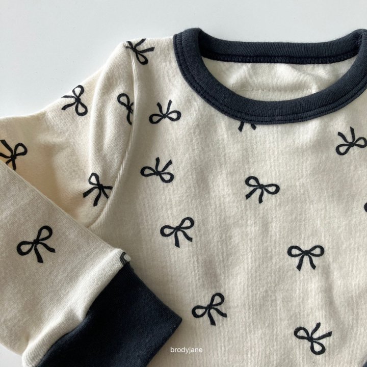 Brody Jane - Korean Baby Fashion - #babyoninstagram - Ribbon Raglan Set - 4