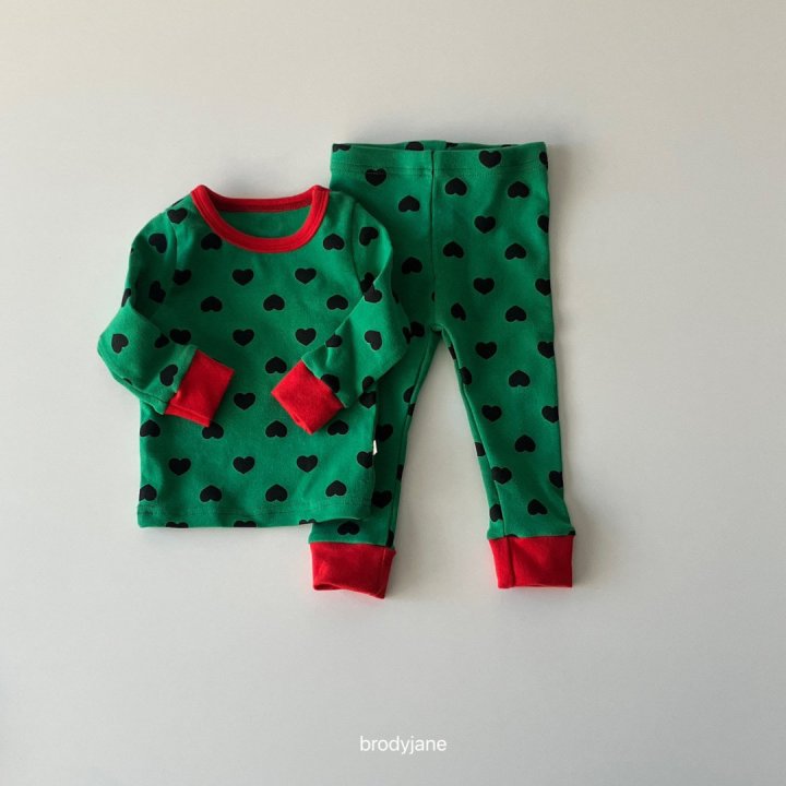 Brody Jane - Korean Baby Fashion - #babyootd - Christmas Heart Set - 2