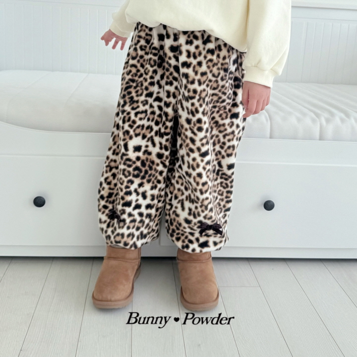 Bunny Powder - Korean Children Fashion - #designkidswear - Leopard Jogger Pants (with Mom) - 10