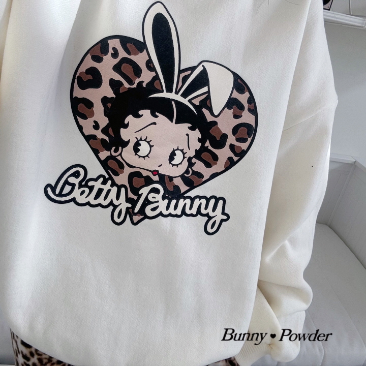 Bunny Powder - Korean Children Fashion - #toddlerclothing - Betty Sweatshirts (with Mom) - 4