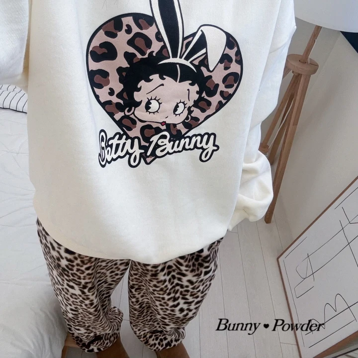 Bunny Powder - Korean Children Fashion - #toddlerclothing - Betty Sweatshirts (with Mom) - 3