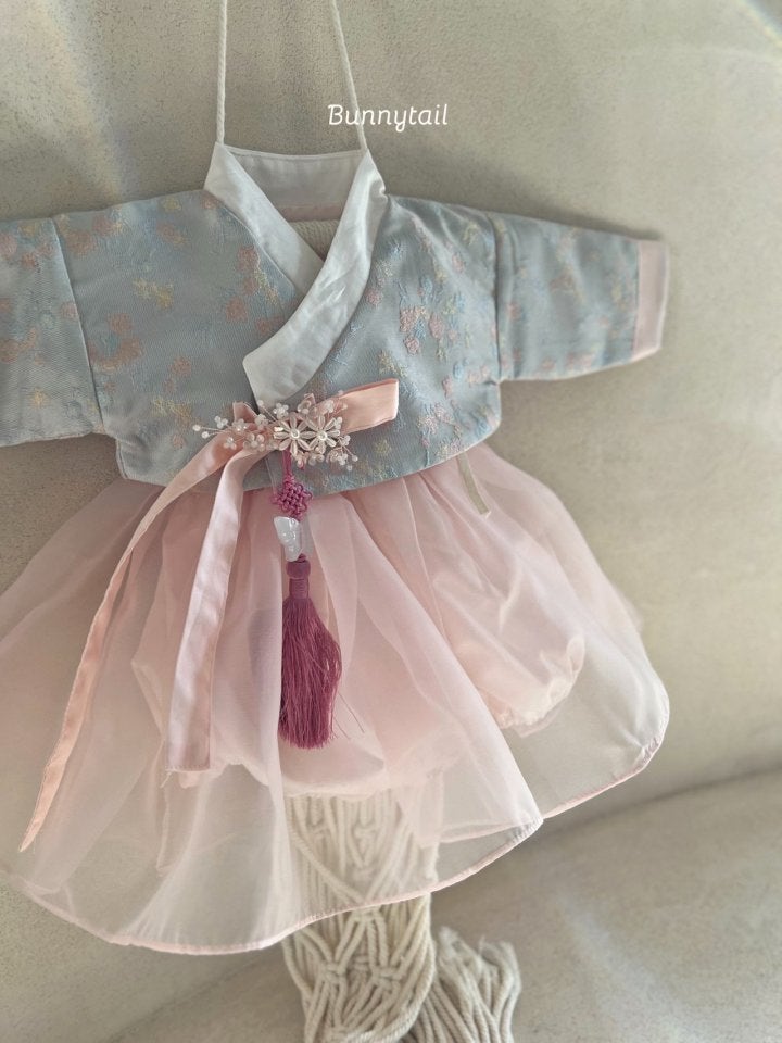 Bunnytail - Korean Baby Fashion - #smilingbaby - Silky Bebe Girl Hanbok - 4