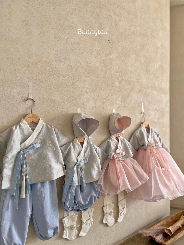 Bunnytail - Korean Baby Fashion - #babygirlfashion - Silky Bebe Girl Hanbok - 9