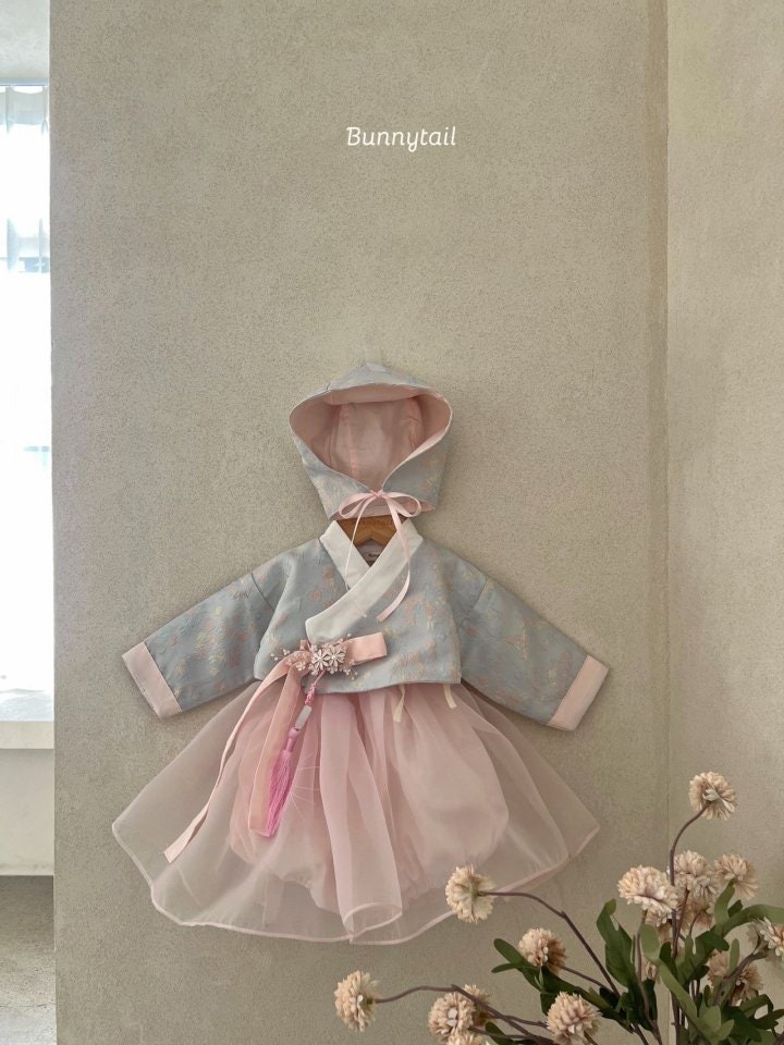 Bunnytail - Korean Baby Fashion - #onlinebabyboutique - Silky Bebe Girl Hanbok