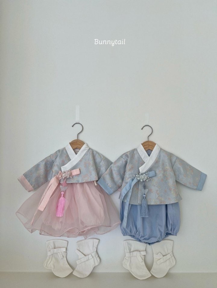 Bunnytail - Korean Baby Fashion - #onlinebabyshop - Silky Bebe Boy Hanbok - 3