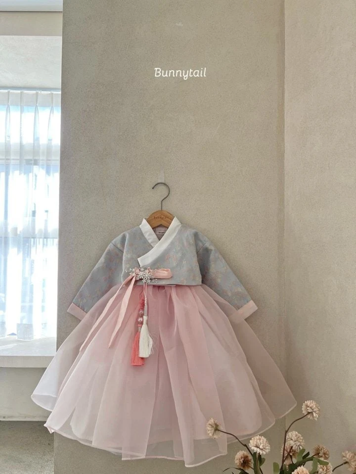 Bunnytail - Korean Children Fashion - #designkidswear - Silky Girl Hanbok - 9