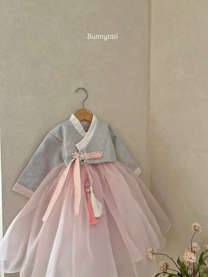 Bunnytail - Korean Children Fashion - #magicofchildhood - Silky Girl Hanbok