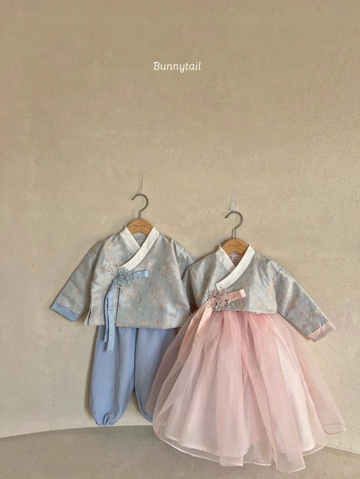 Bunnytail - Korean Children Fashion - #prettylittlegirls - Silky Girl Hanbok - 4