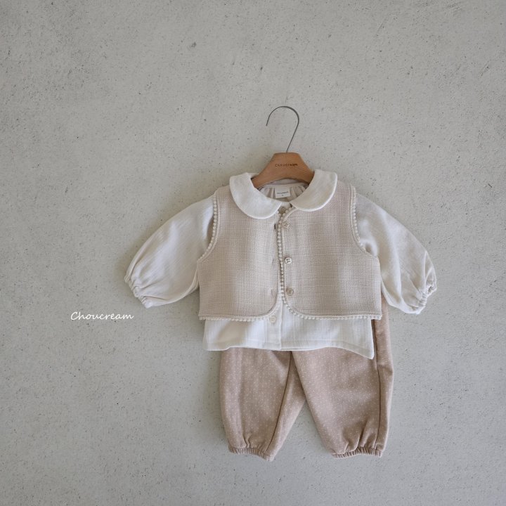 Choucream - Korean Baby Fashion - #babyboutique - Dot Padding Pants - 12