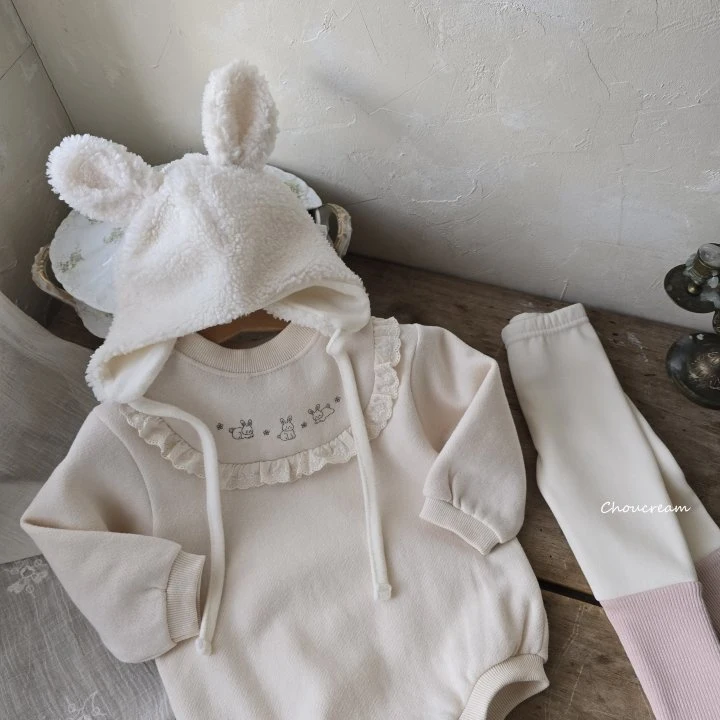 Choucream - Korean Baby Fashion - #babyboutiqueclothing - Round Frill Suit - 8