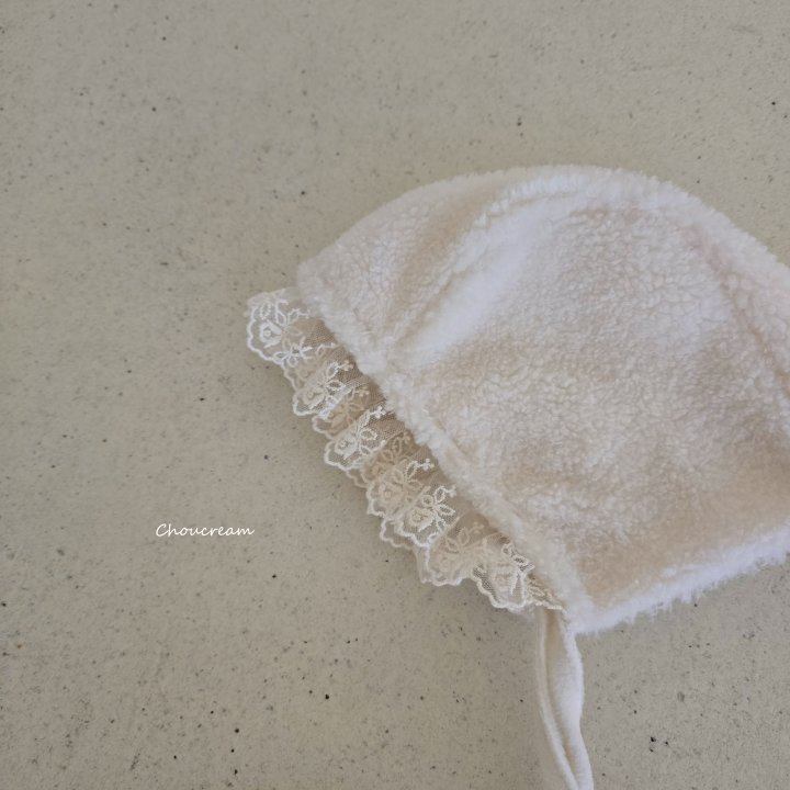 Choucream - Korean Baby Fashion - #babyfever - Cozy Lace Hat - 3