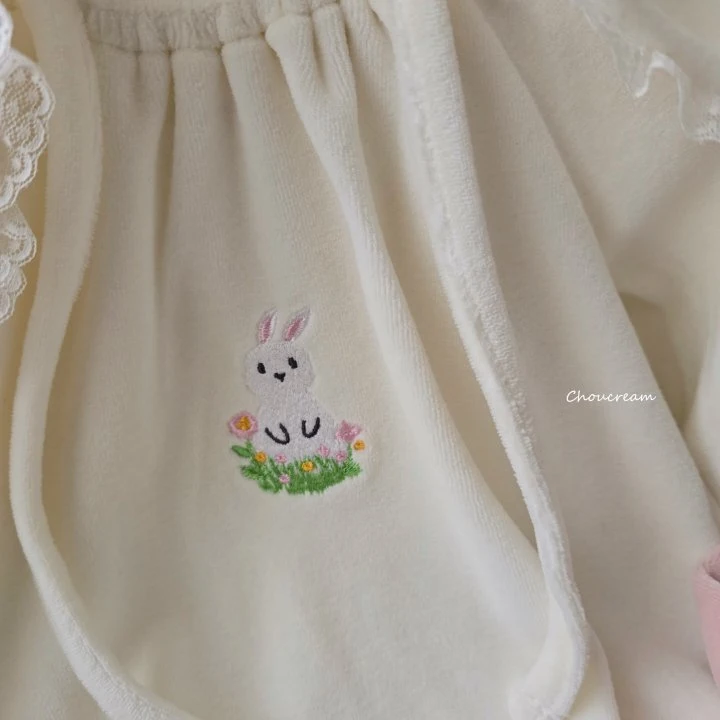 Choucream - Korean Baby Fashion - #babygirlfashion - Cute Rabbit Suit Bonnet Set - 7