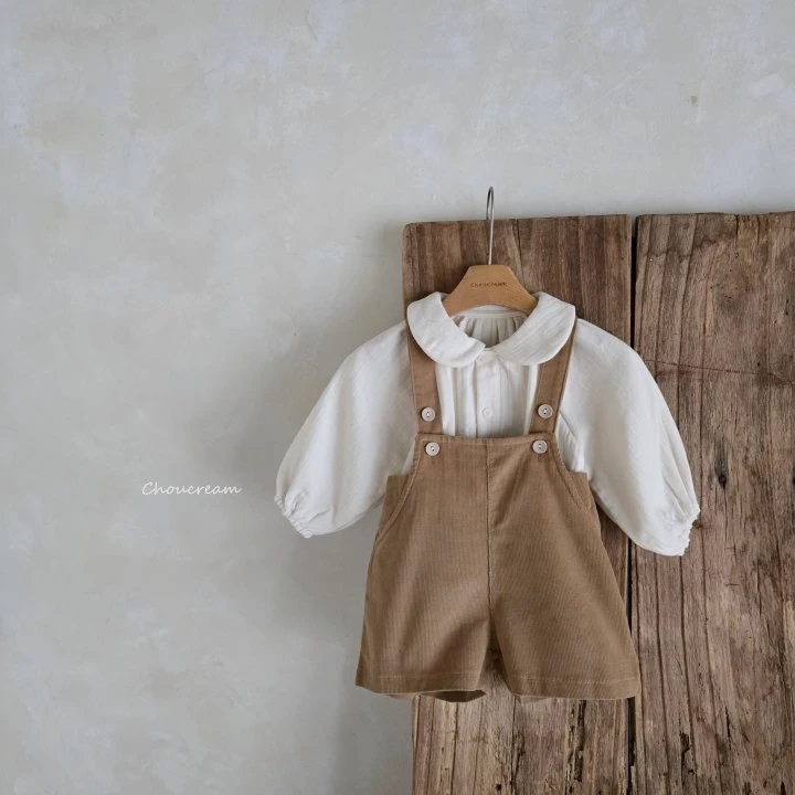 Choucream - Korean Baby Fashion - #babygirlfashion - Coco Suspenders Pants - 4