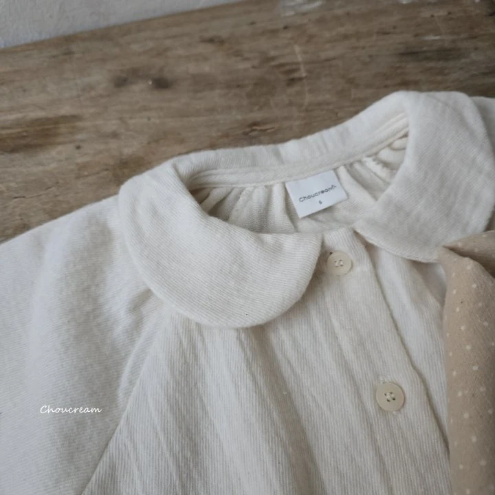 Choucream - Korean Baby Fashion - #babyoninstagram - Round Collar Blouse - 6