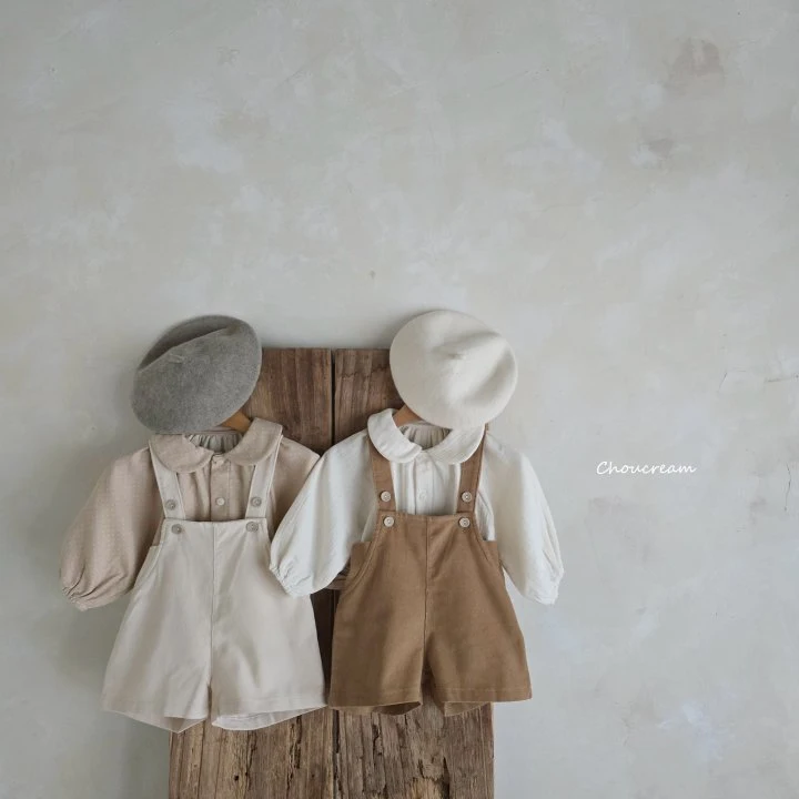 Choucream - Korean Baby Fashion - #babyootd - Coco Suspenders Pants - 6