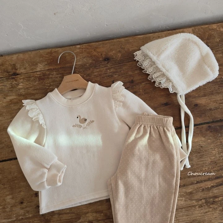 Choucream - Korean Baby Fashion - #babyoutfit - Swan Frill Tee - 9