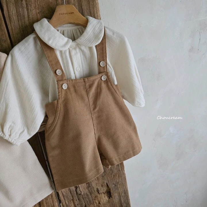 Choucream - Korean Baby Fashion - #babyoutfit - Coco Suspenders Pants - 7