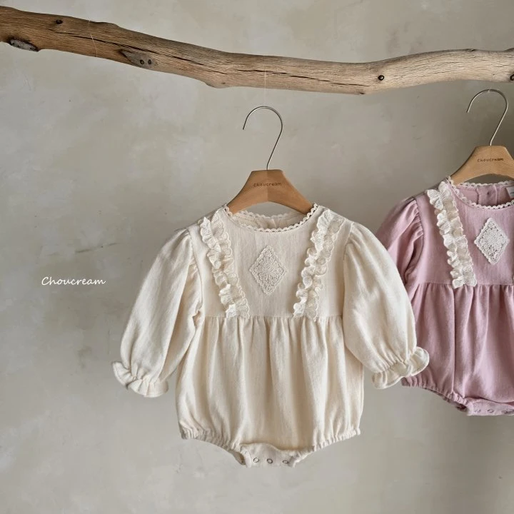 Choucream - Korean Baby Fashion - #babyoutfit - Lily Shirring Suit - 3