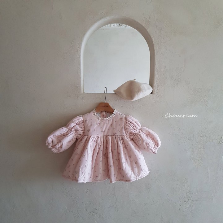 Choucream - Korean Baby Fashion - #babyoutfit - Princess Padding One-piece