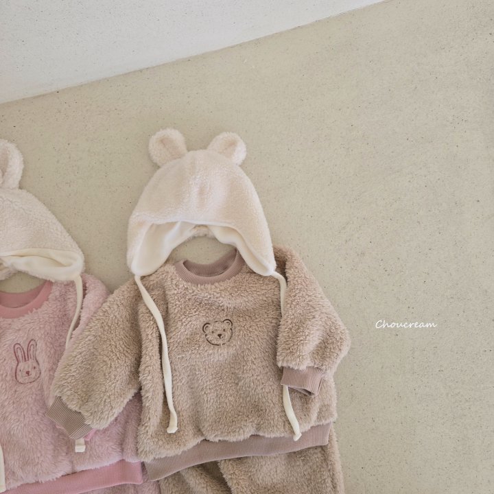 Choucream - Korean Baby Fashion - #babyoutfit - Soft Animal Set - 3