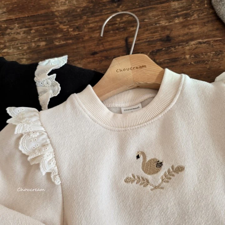 Choucream - Korean Baby Fashion - #babywear - Swan Frill Tee - 11