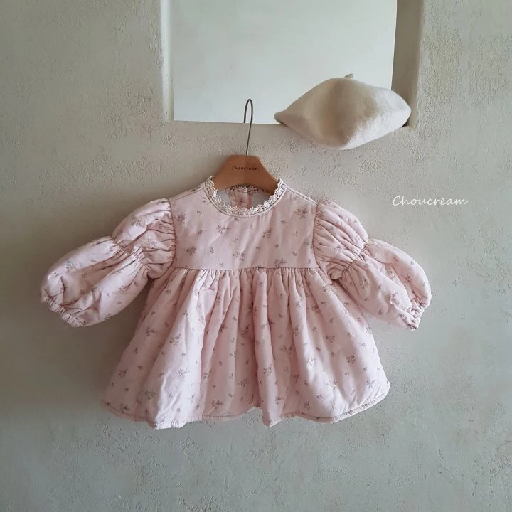 Choucream - Korean Baby Fashion - #babywear - Princess Padding One-piece - 2