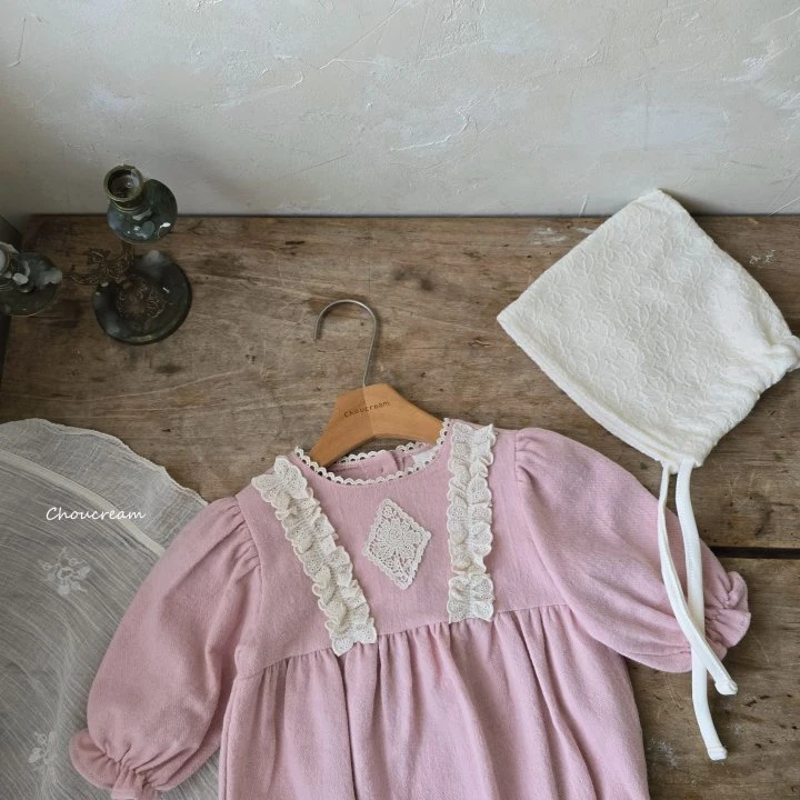 Choucream - Korean Baby Fashion - #onlinebabyshop - Lily Shirring Suit - 6