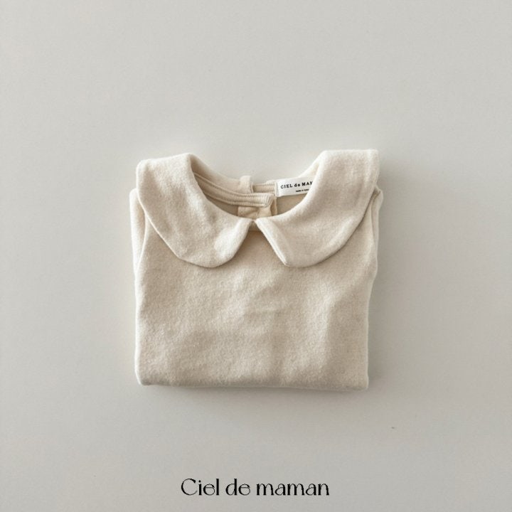 Ciel De Maman - Korean Baby Fashion - #babyboutique - Round Collar Tee - 3