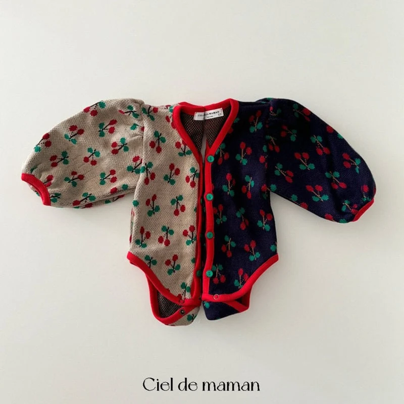 Ciel De Maman - Korean Baby Fashion - #babyfever - Winter Flower Suit