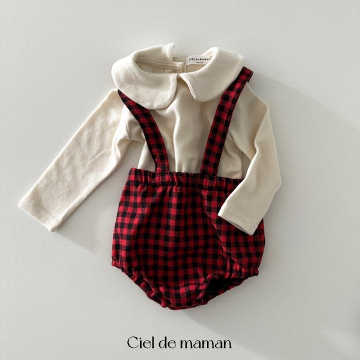 Ciel De Maman - Korean Baby Fashion - #babygirlfashion - Round Collar Tee - 8