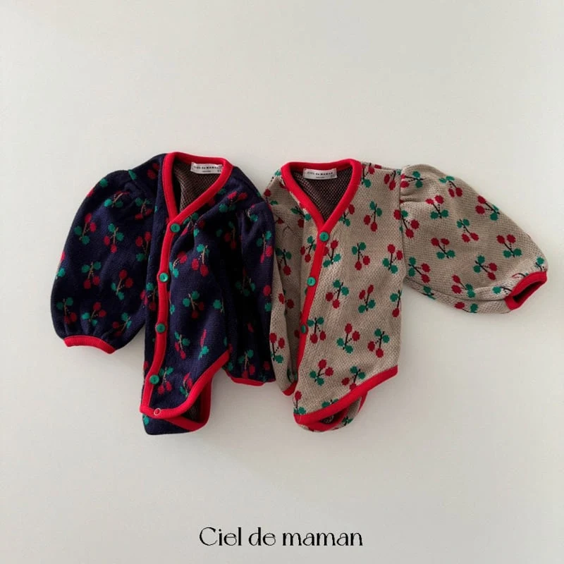 Ciel De Maman - Korean Baby Fashion - #babylifestyle - Winter Flower Suit - 3