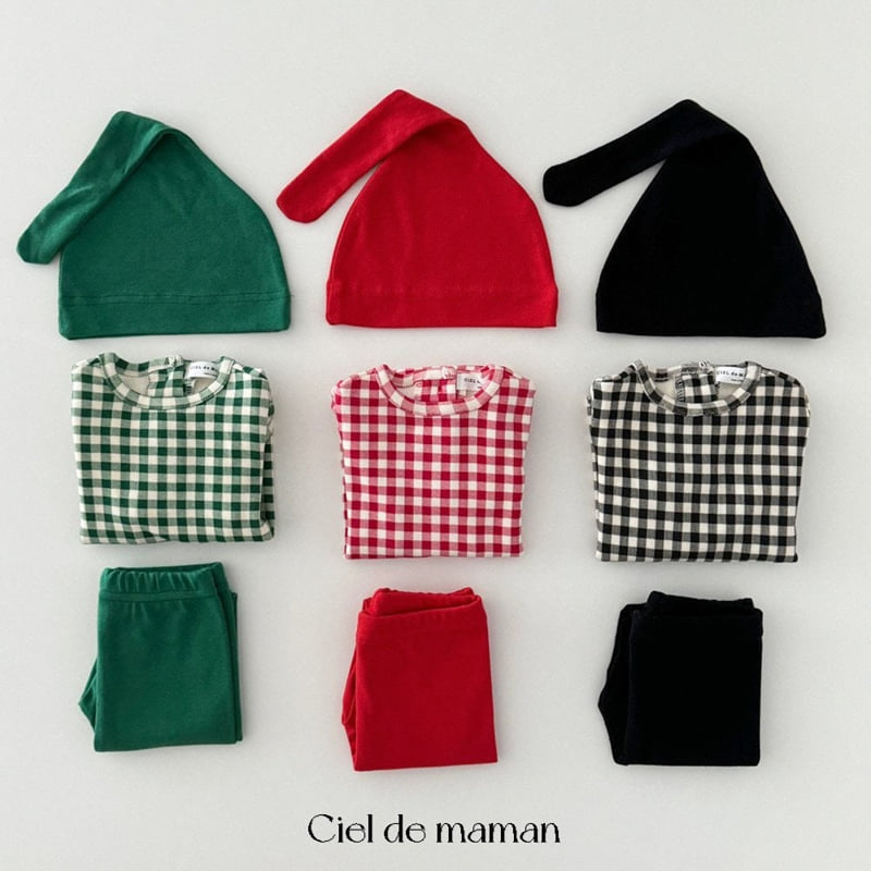 Ciel De Maman - Korean Baby Fashion - #babylifestyle - Check Check Suit Set