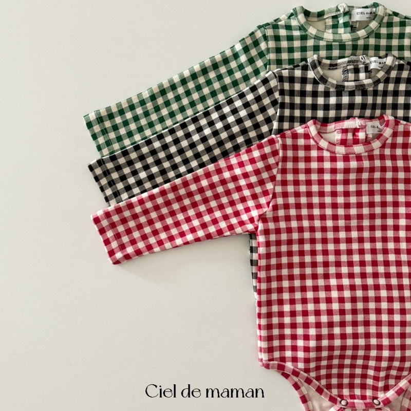 Ciel De Maman - Korean Baby Fashion - #babyoninstagram - Check Check Suit Set - 2