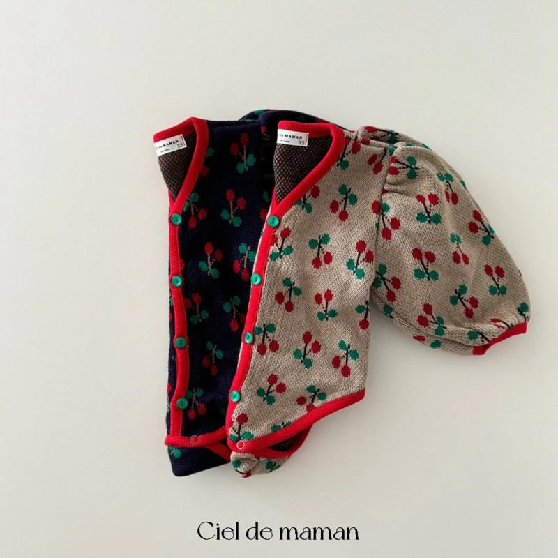 Ciel De Maman - Korean Baby Fashion - #babyootd - Winter Flower Suit - 5