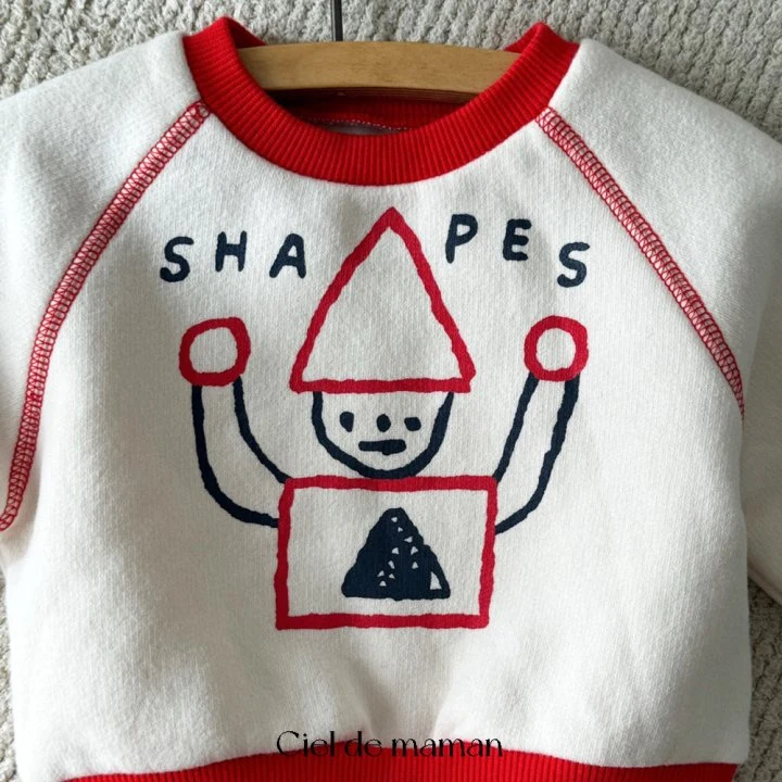 Ciel De Maman - Korean Baby Fashion - #babyootd - Crayon Sweatshirts - 5