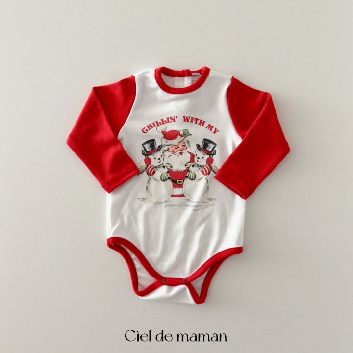 Ciel De Maman - Korean Baby Fashion - #babyootd - Santa Claus Suit Hat Set - 3