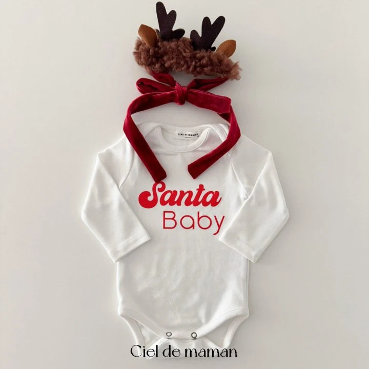 Ciel De Maman - Korean Baby Fashion - #babyootd - Santa Baby Suit