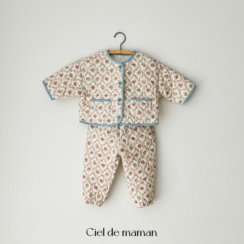 Ciel De Maman - Korean Baby Fashion - #babyoutfit - Flower Candy Suit - 2