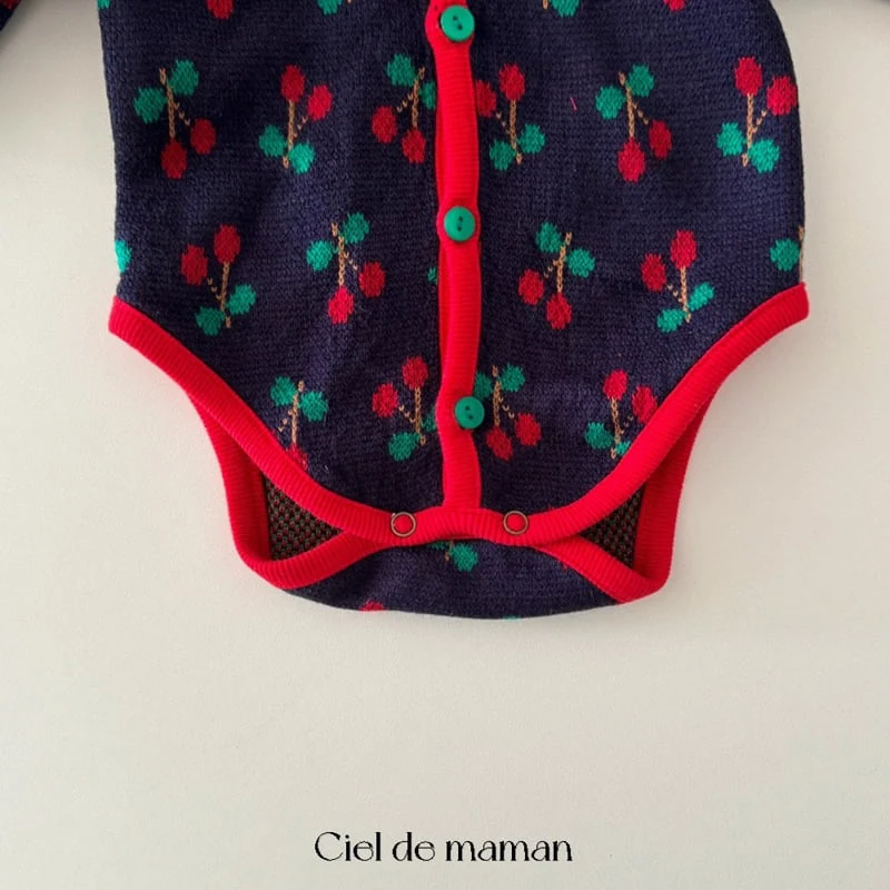 Ciel De Maman - Korean Baby Fashion - #babyoutfit - Winter Flower Suit - 6