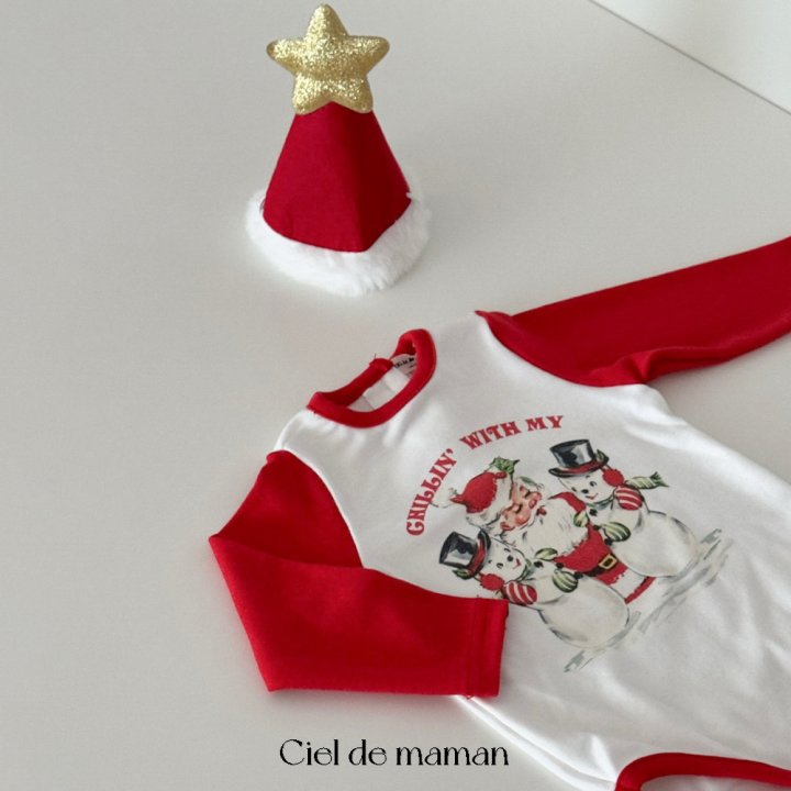 Ciel De Maman - Korean Baby Fashion - #babyoutfit - Santa Claus Suit Hat Set - 5