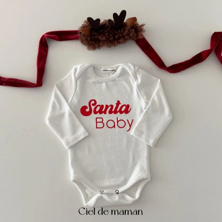 Ciel De Maman - Korean Baby Fashion - #babyoutfit - Santa Baby Suit - 2